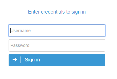 End-user authentication - Simple login