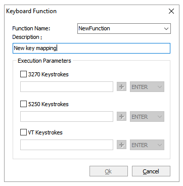create ibm extra reflection rumba keyboard function