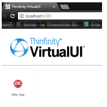 virtualized application