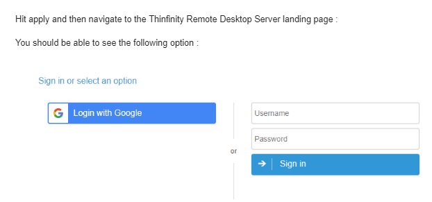 Google OAuth 2.0 SSO Configuration