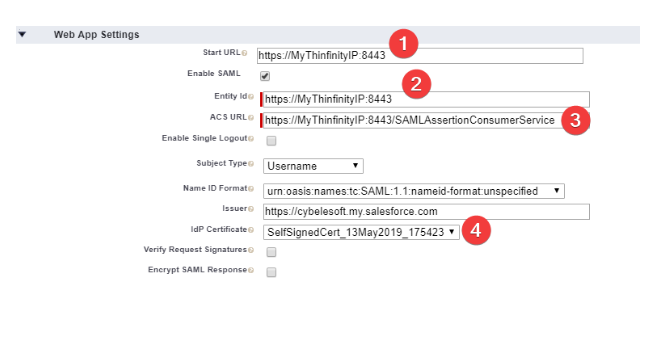 Salesforce Identity Provider SSO SAML