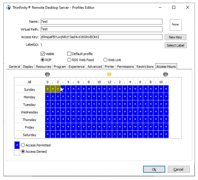 Learn how to limit employees' remote access via RDP to a specific time window with Thinfinity Remote Desktop.