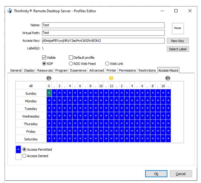 Learn how to limit employees' remote access via RDP to a specific time window with Thinfinity Remote Desktop.