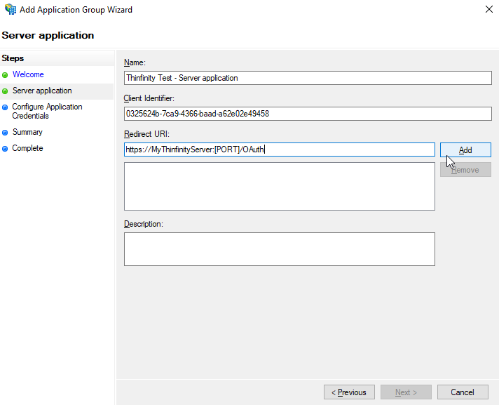 How to configure Thinfinity products with AD FS and OAuth 2.0.