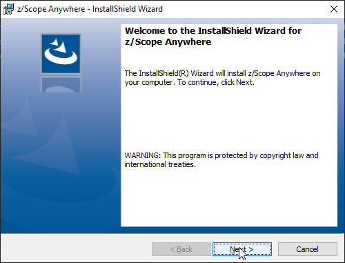 How to install z/Scope Anywhere