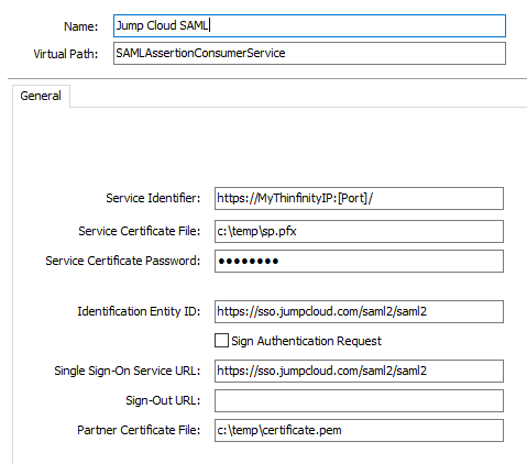 JumpCloud & SAML