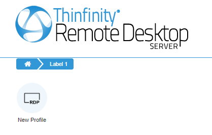 Customize the RDP access profiles with labels