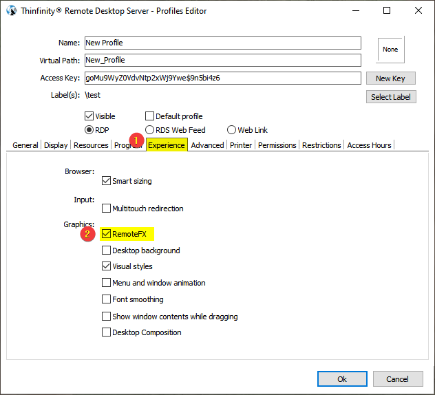 How to enable RemoteFx in Remote Desktop