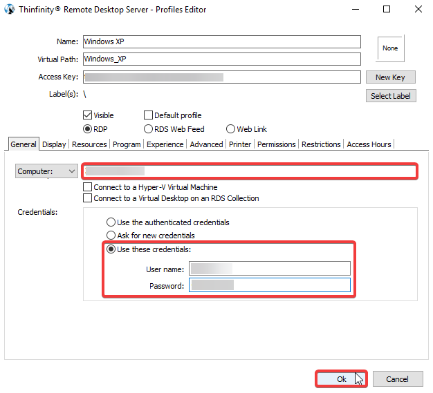 Virtualize XP software applications