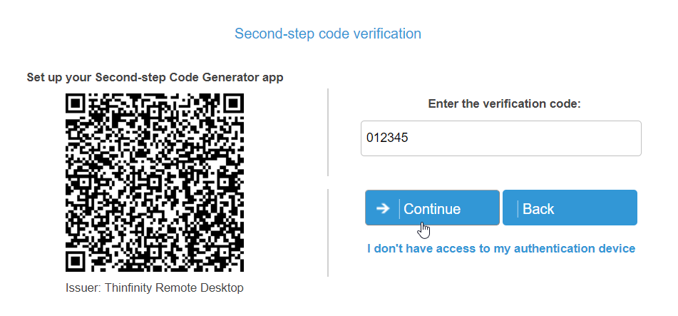 Native 2 Factor Authentication Experience 4