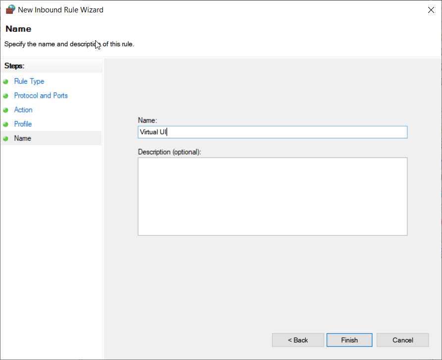 Open or close ports in Windows Firewall 