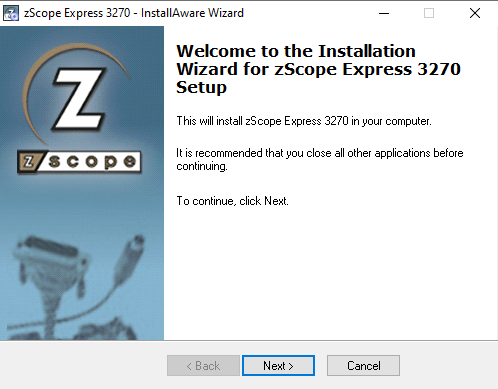 How to install zScope Express TN3270