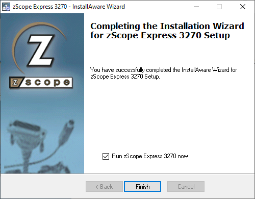 How to install zScope Express TN3270