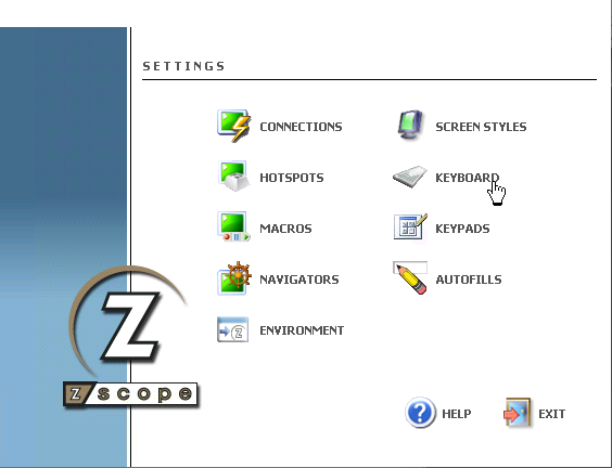 Manage your keyboard mappings with zScope Classic 6.6