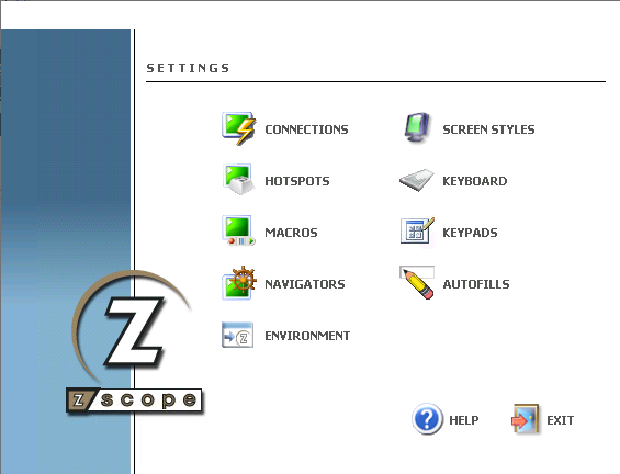Manage your keyboard mappings with zScope Classic 6.6 - 16