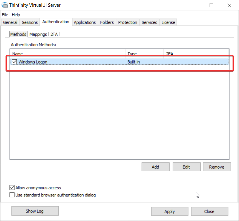 One-Time passcode -HOTP-TOTP- Thinfinity VirtualUI