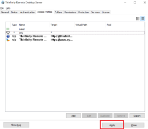 How to create labels on Thinfinity Remote Desktop - 03