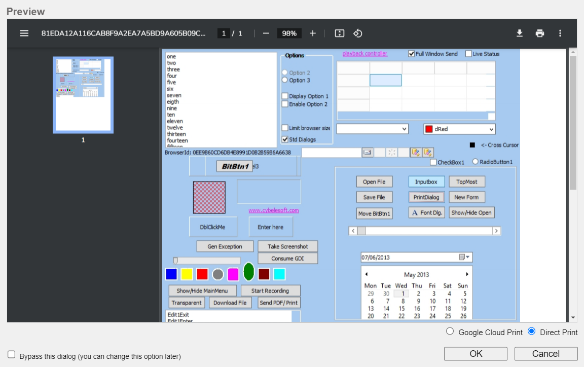 How to set up the Remote Printer functionality for VirtualUI-3.0