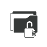 File system virtualization icon