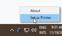 Thinfinity Remote Printer Agent - Setup printer
