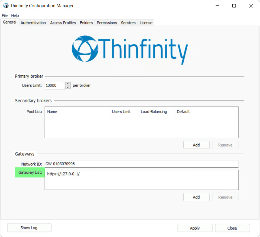 Use Thinfinity Load Balancing - Step 19