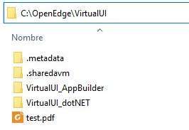 OpenEdge Application to the Web - VirtualUI Folder