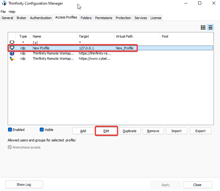 Enable RemoteFX in Thinfinity Remote Workspace, step 04