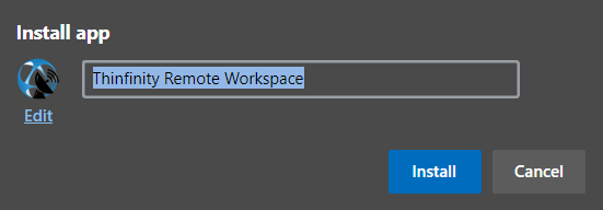 Create a desktop shortcut to Thinfinity Remote Workspace, step 08