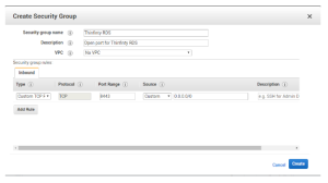 Access Amazon Web Services with Thinfinity Remote Workspace Remote Desktop, step 05