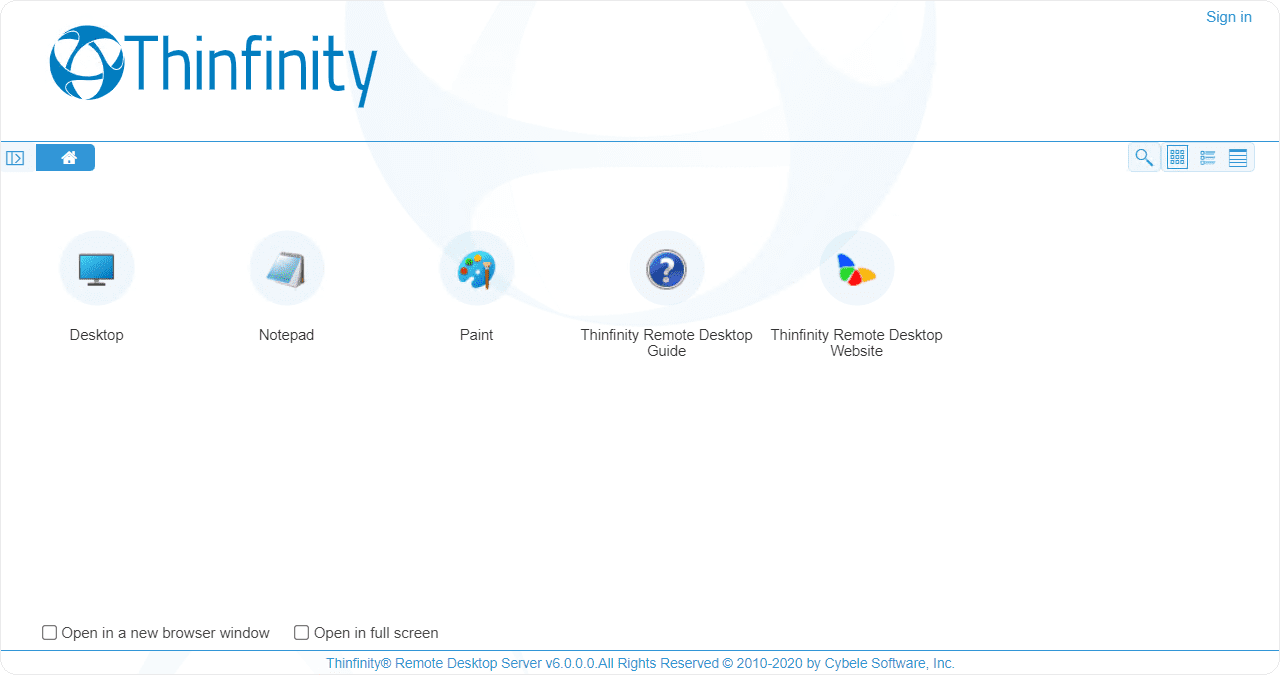 Publish any Windows application to the web with Thinfinity Remote Workspace with Thinfinity Remote Workspace, step 15