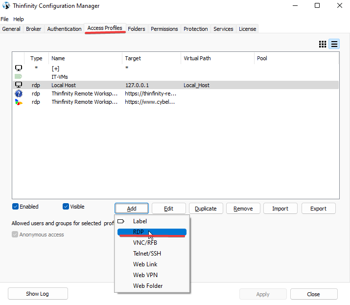 Configure Windows Remote Desktop access, step 02