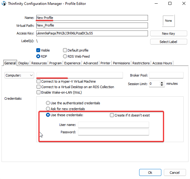 Configure Windows Remote Desktop access, step 03