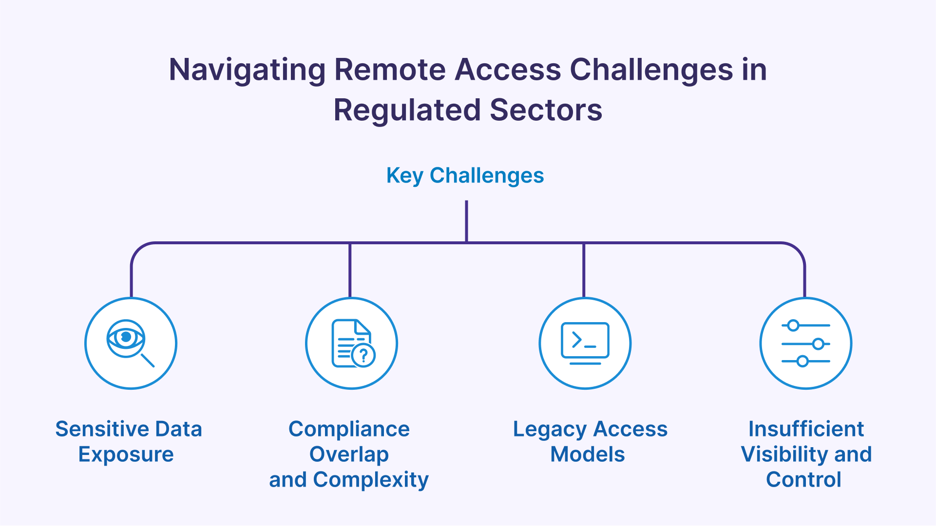 Key IT challenges in healthcare and government: data exposure, complex compliance, legacy VPNs, and lack of access visibility