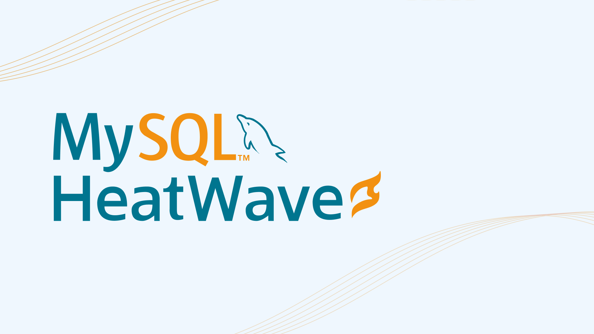 MySQL HeatWave logo for running Thinfinity Workspace databases on OCI